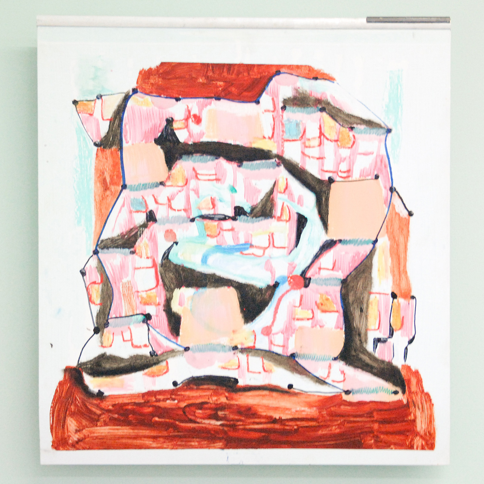 Denie-Put-Colis-Blanc-50x54cmPoelmans-Mixed-Media-op-paneel