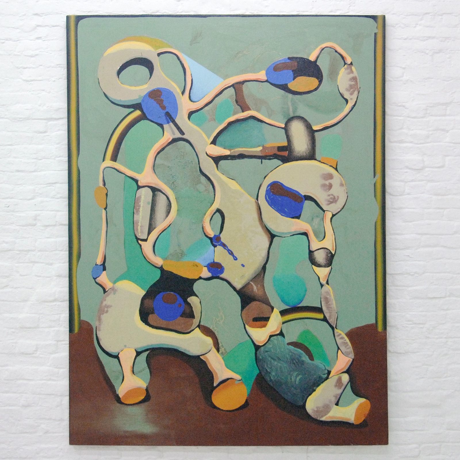 Denie-Put-Het-Voorziene-Toeval-Poelmans140x190cm-Acrylverf-op-doek