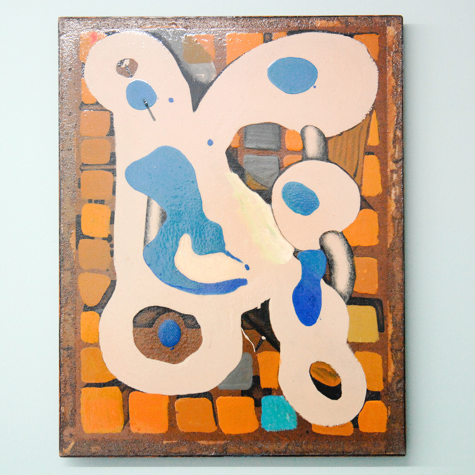 Denie-Put-Johnny-Loco-Poelmans36x46cm-Mixed-Media-op-karton