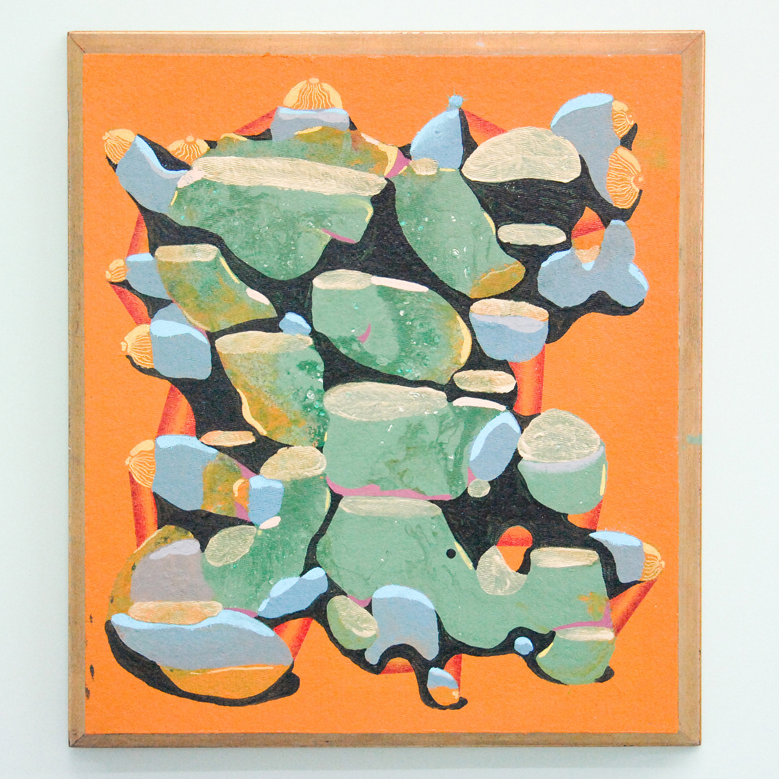 Denie-Put-Parelend-BegeertePoelmans-47x53cm-Mixed-Media-op-paneel