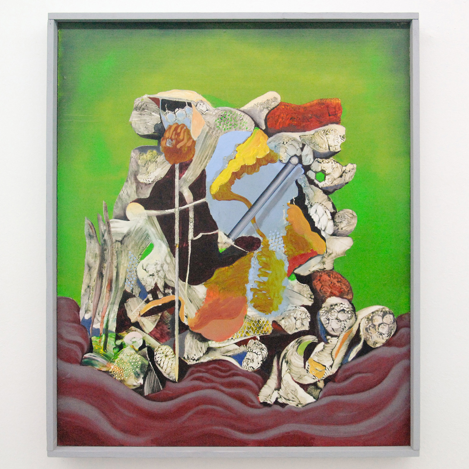 Denie-Put-Ploeterend-VertierPoelmans-104x124cm-Mixed-Media-op-paneel